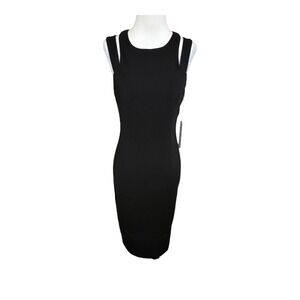 Jay Godfrey Bodycon Dress Lace Back Cocktail‎ Party Dress Black Size 2